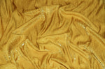 Load image into Gallery viewer, Gold Shimmer Iridescent Satin Fabric – Glossy Silk-Like Material | Luxury Fabric by the Yard for Dresses
