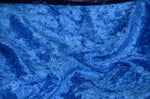 Load image into Gallery viewer, Panne Velvet Crushed Backdrop Velour Stretch Fabric 60 Wide Royal
