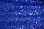 Load image into Gallery viewer, Sequin glitz stretch Fabric - Royal - 54"/54" Wide By The Yard Dress Craft
