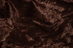 Load image into Gallery viewer, Velvet panne crushed backdrop velour stretch fabric 60" wide Brown by the yard

