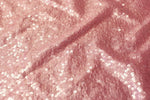 Load image into Gallery viewer, sequin taffeta fabric 54" wide sold by the yard Dress dusty rose
