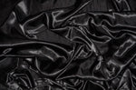 Load image into Gallery viewer, Charmeuse Satin polyester fabric 60" Wide by the yard- Black
