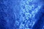 Load image into Gallery viewer, Royal Jacquard fabric Satin Floral 58" wide per yard
