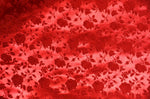 Load image into Gallery viewer, Red satin floral Jacquard fabric  58" wide per yard
