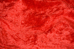 Load image into Gallery viewer, Red Panne Velvet Crushed Velour Stretch Fabric 60 Wide
