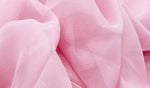 Load image into Gallery viewer, Chiffon soft Sheer  60" Wide Pink  Faric HOME DECOR wedding dress 15 yards
