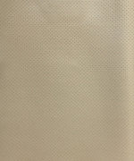 Load image into Gallery viewer, Light neutral Perforated commercial marine grade upholstery vinyl Faux Leather fabric per yard
