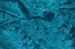 Load image into Gallery viewer, Teal Panne Velvet Crushed Velour Stretch Fabric 60 Wide  By the yard
