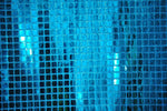 Load image into Gallery viewer, Sequin Square Turquoise  Drapery Fabric by the yard
