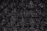 Load image into Gallery viewer, Black satin Rosette 3D Flower fabric BY THE YARD 54" Wide
