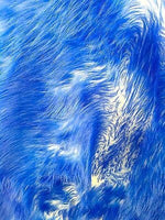 Load image into Gallery viewer, Faux Fur fake White With royal Frosted tips fabric 60" Wide sold by the yard
