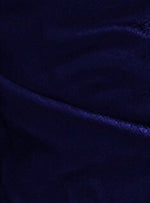 Load image into Gallery viewer, Navy Plush Triple Velvet Fabric Drapery 45" wide per yard
