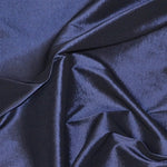 Load image into Gallery viewer, Navy Stretch Spandex Taffeta fabric per yard 60" wide dress wedding skirt apparel
