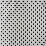 Load image into Gallery viewer, Polka dot Polycotton Fabric Black/White-Sold by yard  58" wide
