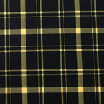 Load image into Gallery viewer, Plaid yellow black,Spandex 4 way stretch, 58"
