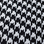 Load image into Gallery viewer, Houndstooth black white Spandex, 4 way stretch 58" wide
