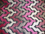 Load image into Gallery viewer, Velvet Amethyst  Wave Embossed Raised Velvet upholstery Drapery Fabric yard
