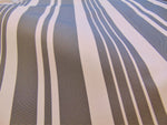 Load image into Gallery viewer, Outdoor Striped GRAY Waterproof Canvas fabric 60" Wide Sold By the Yard
