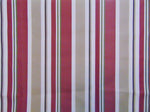 Load image into Gallery viewer, Outdoor Striped BURGUNDY Waterproof Canvas fabric 60" Wide Sold By Yard
