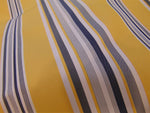 Load image into Gallery viewer, Outdoor yellow Strips Waterproof Canvas fabric 60" wide for Awnings upholstery Cushions and more
