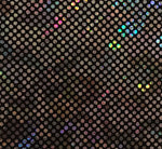 Load image into Gallery viewer, Hologram B'dazzled - silver/black  4-Way Stretch Spandex Fabric for Swimwear Gymnastics dance 5 yards
