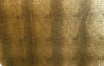 Load image into Gallery viewer, Alligator Bronze upholstery Faux Leather auto home commercial Vinyl fabric by the yard 54' Wide
