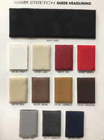 Load image into Gallery viewer, Foam Suede  Headlining  Backed Fabric 60" Wide by the yard 36"x58"
