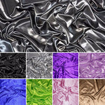 Load image into Gallery viewer, Charmeuse Stretch Satin Spandex apparel curtains backdrops wedding 65 yard roll Free us shipping
