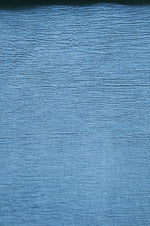 Load image into Gallery viewer, Coppen blue Cotton Gauze Crinkled Light Weight fabric yard 50" wide
