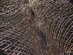 Load image into Gallery viewer, ILLUSION Black/Champagne Sequin Mesh Polyester 2-way stretch, Dance Apparel Wedding Dress Prom Veil Fabric By the Yard 56" Wide
