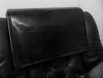Load image into Gallery viewer, Vinyl, Black Houston, 15x15, Sofa, Loveseat, Chaise, Theater Seat, RV Cover, Chair Caps, Headrest Pad, Recliner Head Cover, Protector
