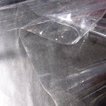 Load image into Gallery viewer, Vinyl Clear platic 4 gauge Fabric 54 inches by the yard 25 yards free shipping
