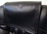 Load image into Gallery viewer, Black Faux leather Ford vinyl Sofa Loveseat Chaise Theater Seat, RV Cover, Chair Caps Headrest Pad, Recliner Head Cover, Furniture Protector
