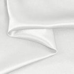 Load image into Gallery viewer, Pre cut 5 yards White Satin Crepe solid Shimmer Dress wedding tablecloth Fabric 60" Wide
