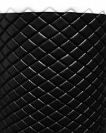 Load image into Gallery viewer, Black Vinyl Smooth PVC Quilted Automotive Upholstery Fabric – Durable Car, Truck, RV &amp; Furniture Material

