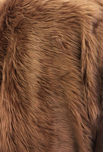 Load image into Gallery viewer, Fur faux fake Peat shaggy fabric by the yard 60" wide
