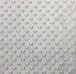 Load image into Gallery viewer, Gray Minky Fabric by the Yard – Dimple Dot Plush Baby Blanket &amp; Nursery Sewing Fabric 60” Wide
