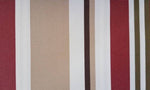 Load image into Gallery viewer, Outdoor Striped BURGUNDY Waterproof Canvas fabric 60" Wide Sold By Yard
