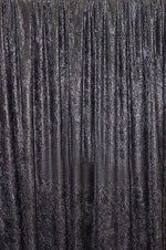 Load image into Gallery viewer, BLACK Panne velour velvet Fabric By the yard 60" Wide
