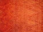 Load image into Gallery viewer, GEO GARDEN RED Sequin Mesh Polyester Large Print Fancy Elegant Fabric By the Yard 55 " Wide
