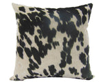 Load image into Gallery viewer, Black RODEO COWHIDE velvet 18"x18" Pillow - Home Decor

