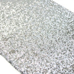 Load image into Gallery viewer, Dress Gowns Mini Disc Glitz Sequin Spandex Fabric - SILVER  - 54"/54" Wide By The Yard Dress Craft
