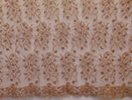 Load image into Gallery viewer, SEQUIN beaded mesh mechanical pull victorian fabric for custom prom apparel, wedding dress, bridal veil, red carpet, Quinceanera dress
