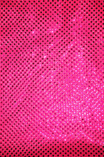 Load image into Gallery viewer, Sequin mesh neon pink, 45 inches width sold by the yard
