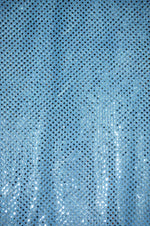 Load image into Gallery viewer, Baby blue  Dot Sequin 45 inches width sold by the yard Home Decoration
