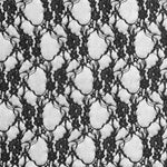 Load image into Gallery viewer, BLACK Vintage Stretch Floral Lace 4 way Fabric By The Yard
