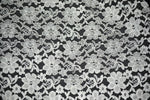 Load image into Gallery viewer, White rachelle lace flower mesh sheer polyester home decor by the yard

