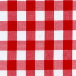 Load image into Gallery viewer, 5 YARDS- Checker Fabric 60" Wide Gingham Buffalo Check Tablelcoth Fabric Decoration Red / White
