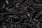 Load image into Gallery viewer, 5 YARDS-  Black Stretch Charmeuse Satin Polyester Fabric 58"  Wide
