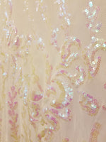 Load image into Gallery viewer, SUTRA , Iridescent , Big Print, Sequin, 4-way Stretch, Fabric 54" Sold By the Yard
